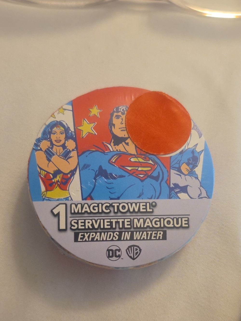 DC Superhero Magic Towel Justice League Washcloth Wonder Woman Superman Batman